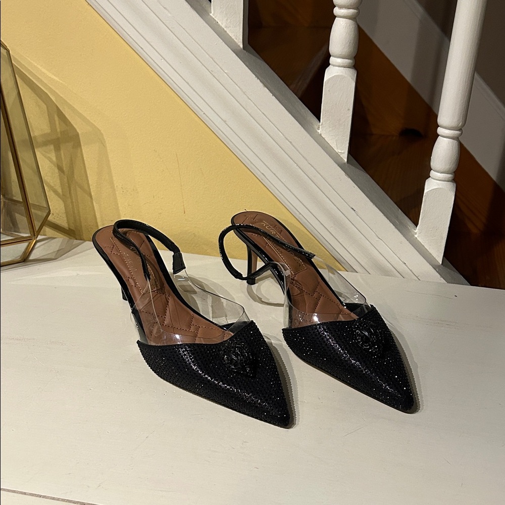 Kurt Geiger Black Slingback Heels